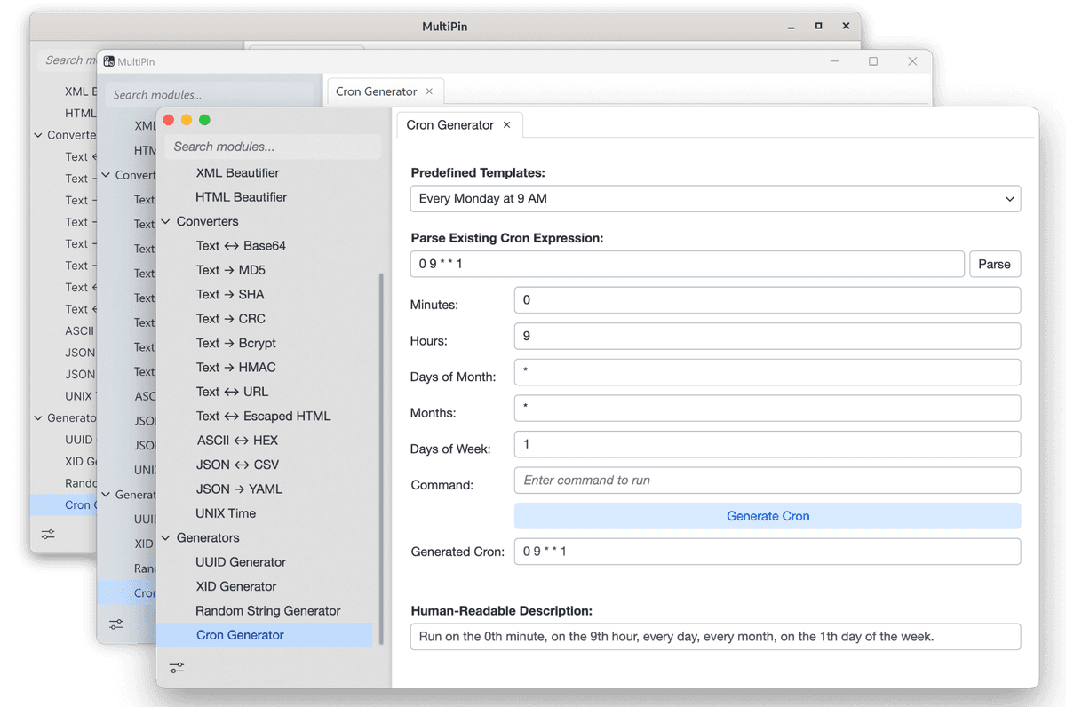 Cross-platform compatibility demonstration